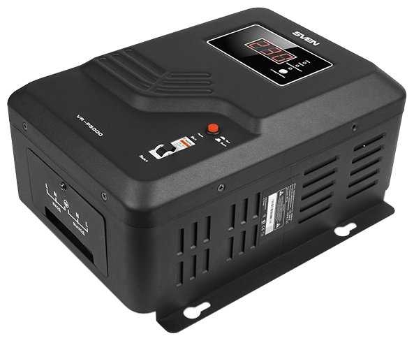 Стабилизатор напряжения однофазный SVEN VR-P5000 (3.3 кВт) фотография 2