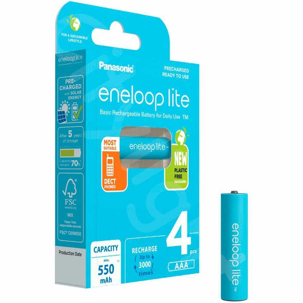 Аккумулятор Panasonic Eneloop Lite LR03 AAA (550 mAh) фотография 14