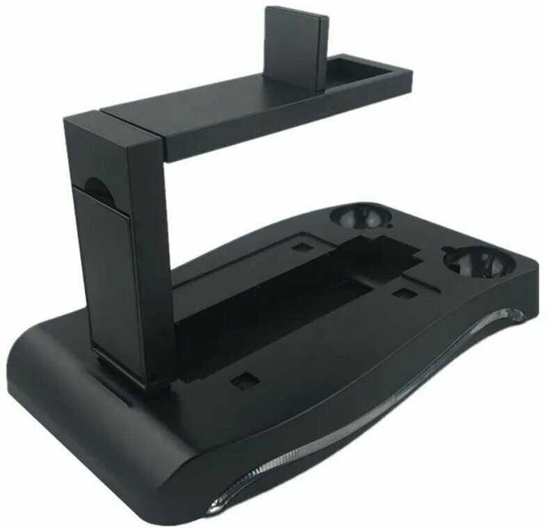 Подставка крепление с подсветкой для шлема VR V2 Sony PS4 и процессора + Зарядное устройство для 2 ps move Multi-functional stand 4 в 1 (KJH) фотография 2