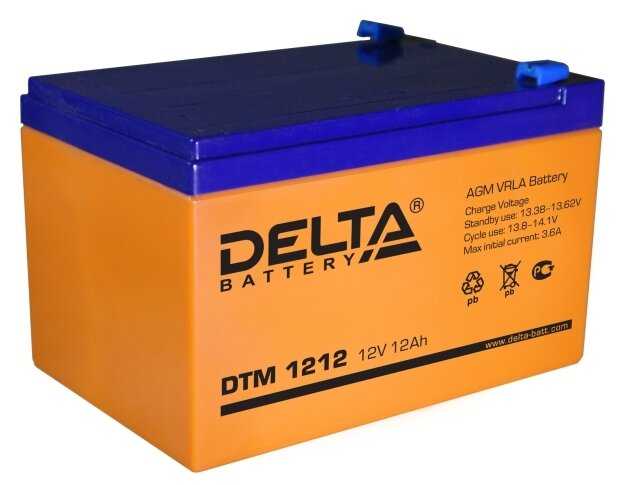Аккумуляторная батарея DELTA Battery DTM 1212 12В