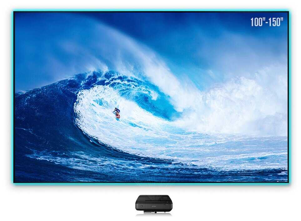 Экран для лазерного проектора Mivision UST ALR Fixed Frame Screen (100 дюймов) фотография 1