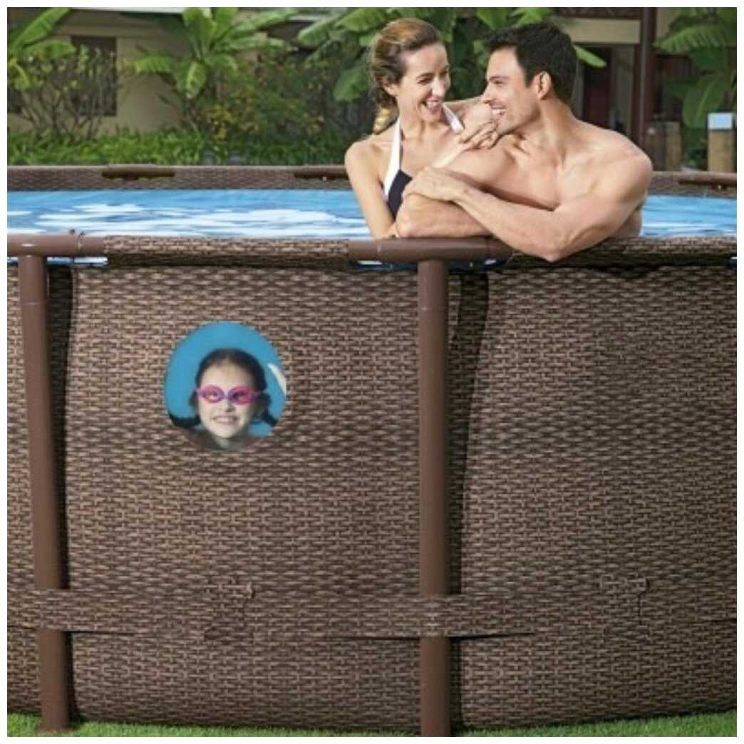 Бассейн Bestway Power Steel Swim Vista Set (56725) фотография 3