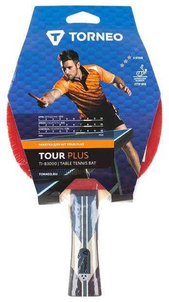 Ракетка для настольного тенниса Torneo Tour Plus фотография 3