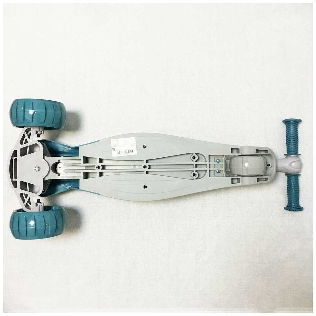 Складной трёхколёсный самокат Scooter Ku Wa Wa Maxi Lights (606) фотография 22