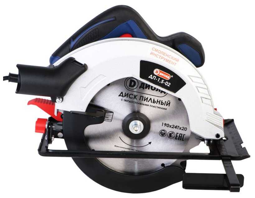 Дисковая пила ДИОЛД ДП-1,5-02 10061105, 1500 Вт фотография 1