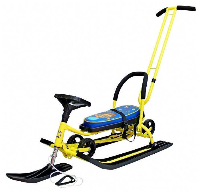 Снегокат Барс 111 Mobile с Т-образным толкателем и колесной базой фотография 5