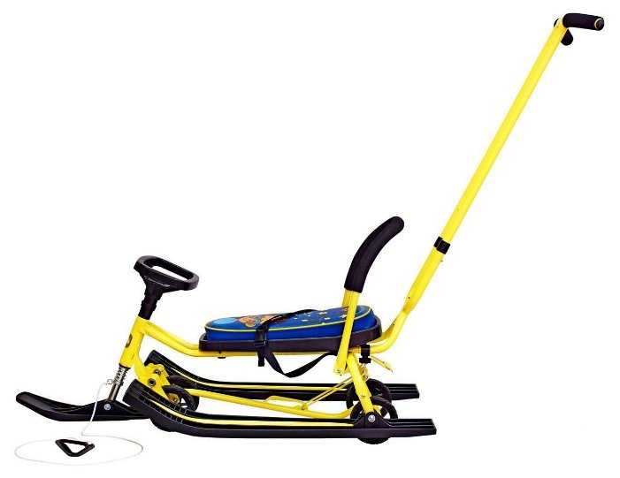 Снегокат Барс 111 Mobile с Т-образным толкателем и колесной базой фотография 6