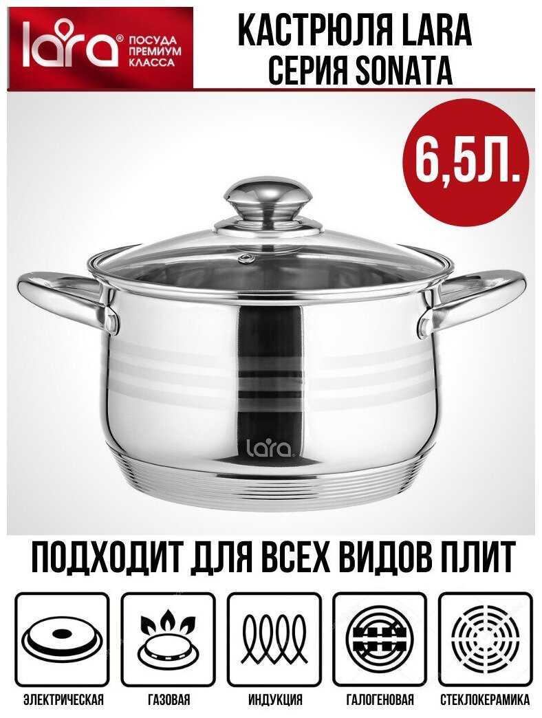 Кастрюля LARA Sonata фотография 3