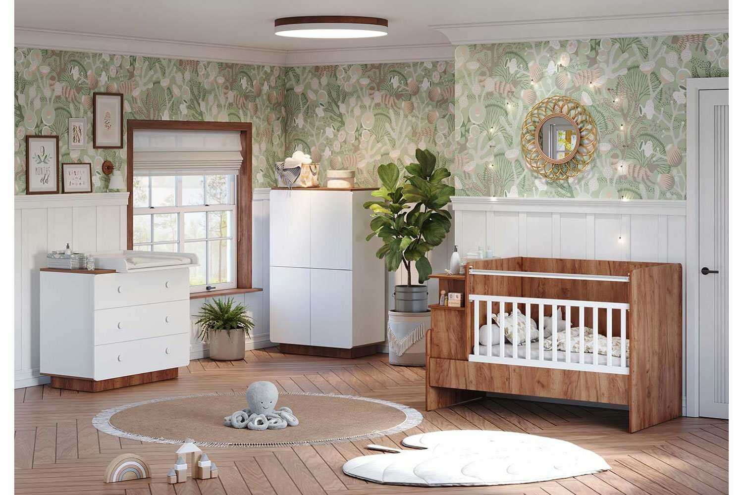 Кроватка-трансформер детская Polini kids Ameli 1150 фотография 2