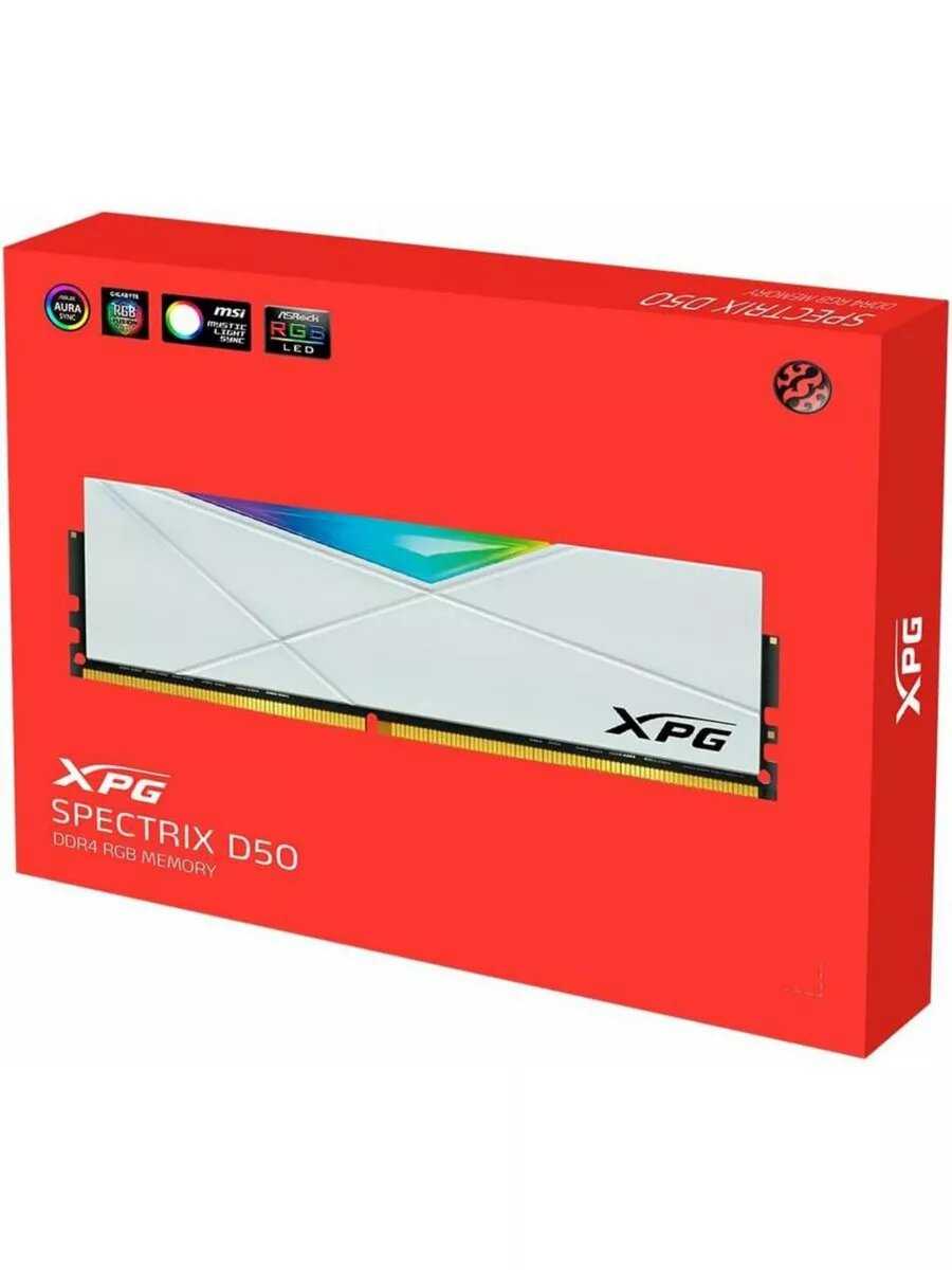Оперативная память XPG Spectrix D50 8 ГБ DDR4 DIMM CL16 (AX4U32008G16A-SW50) фотография 10