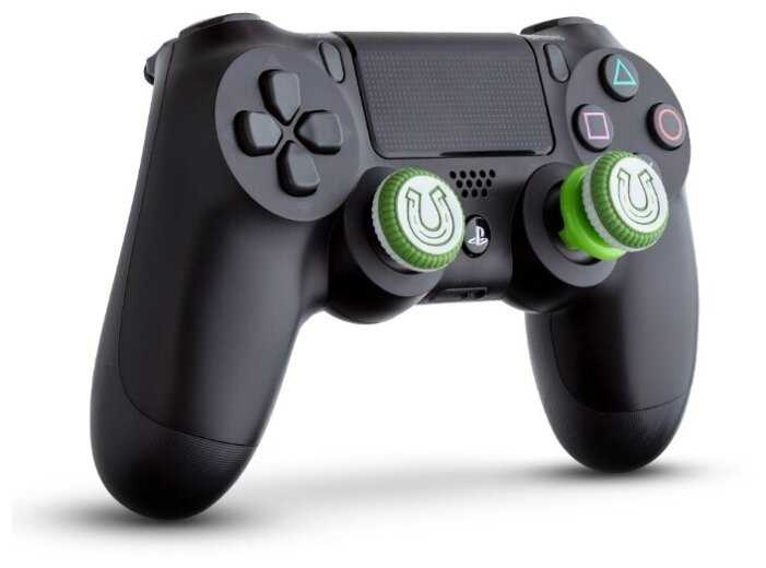 Накладки на стики (кастомизированные) для беспроводного геймпада Sony Dualshock 4/DualSense (Lucky) RAINBO (PS4/PS5) фотография 2