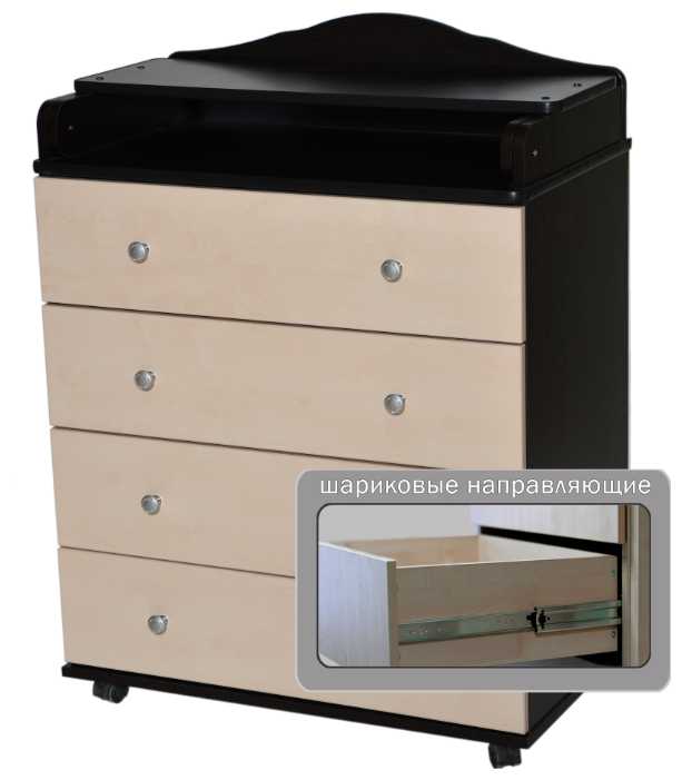 Пеленальный комод Кедр Victoria 804 ЛДСП фотография 7