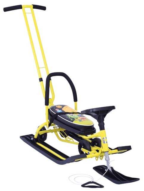 Снегокат Барс 111 Mobile с Т-образным толкателем и колесной базой фотография 16