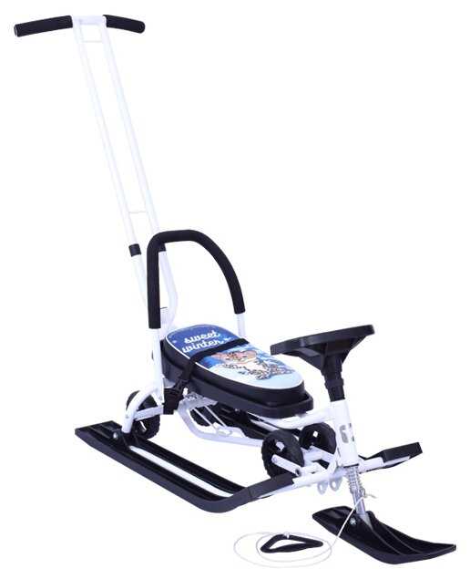 Снегокат Барс 111 Mobile с Т-образным толкателем и колесной базой фотография 17