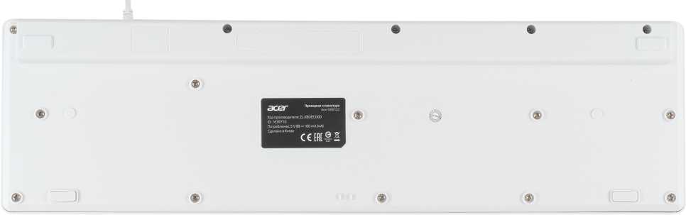 Клавиатура Acer OKW123 (ZL. KBDEE.00D) фотография 1