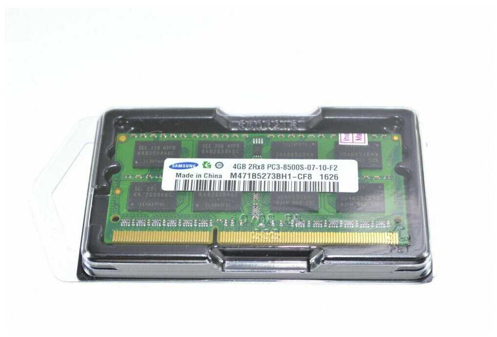 Оперативная память Samsung 4 ГБ DDR3 SODIMM (M471B5273BH1-CF8) фотография 11