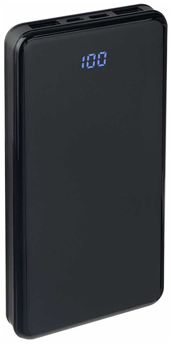 Perfeo Powerbank Flow 10000mah In Type-C/Micro usb/Out USB 1 А, 2.1A/ Black фотография 4