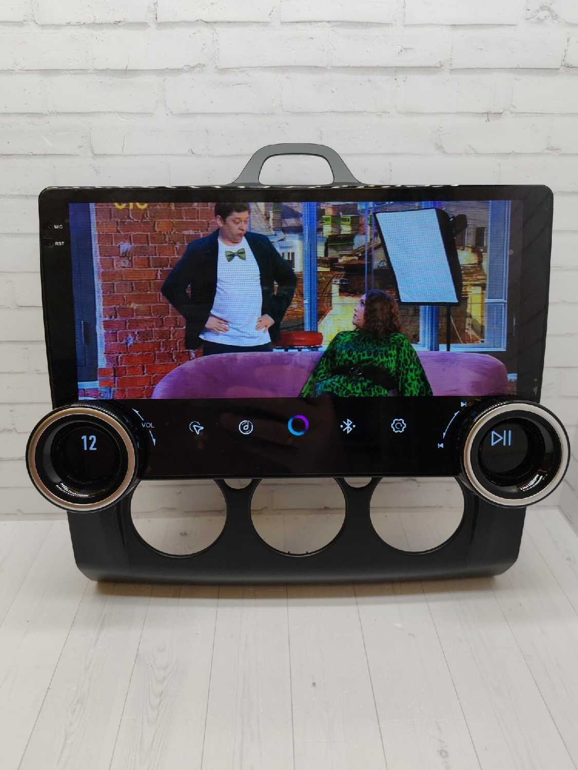 Магнитола с крутилками андроид 13, QLED экран 10', WiFi, GPS, USB, Блютуз, Кулер охлаждения, для Форд Фокус-2 (Ford Focus) 2005-2011г фотография 6