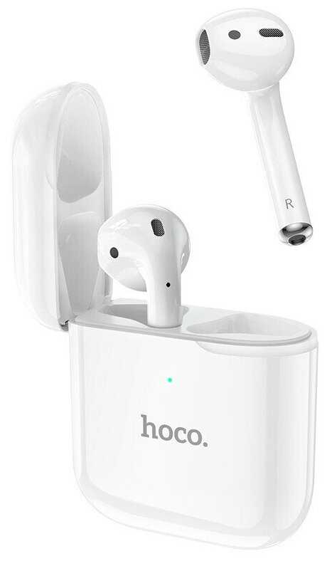 Наушники HOCO EW06 True wireless BT headset, беспроводные, Bluetooth, 350 мАч, белый фотография 16