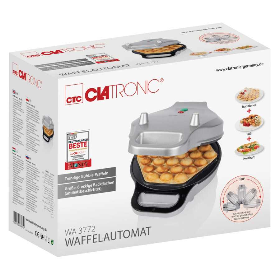 Вафельница Clatronic WA 3772 фотография 8