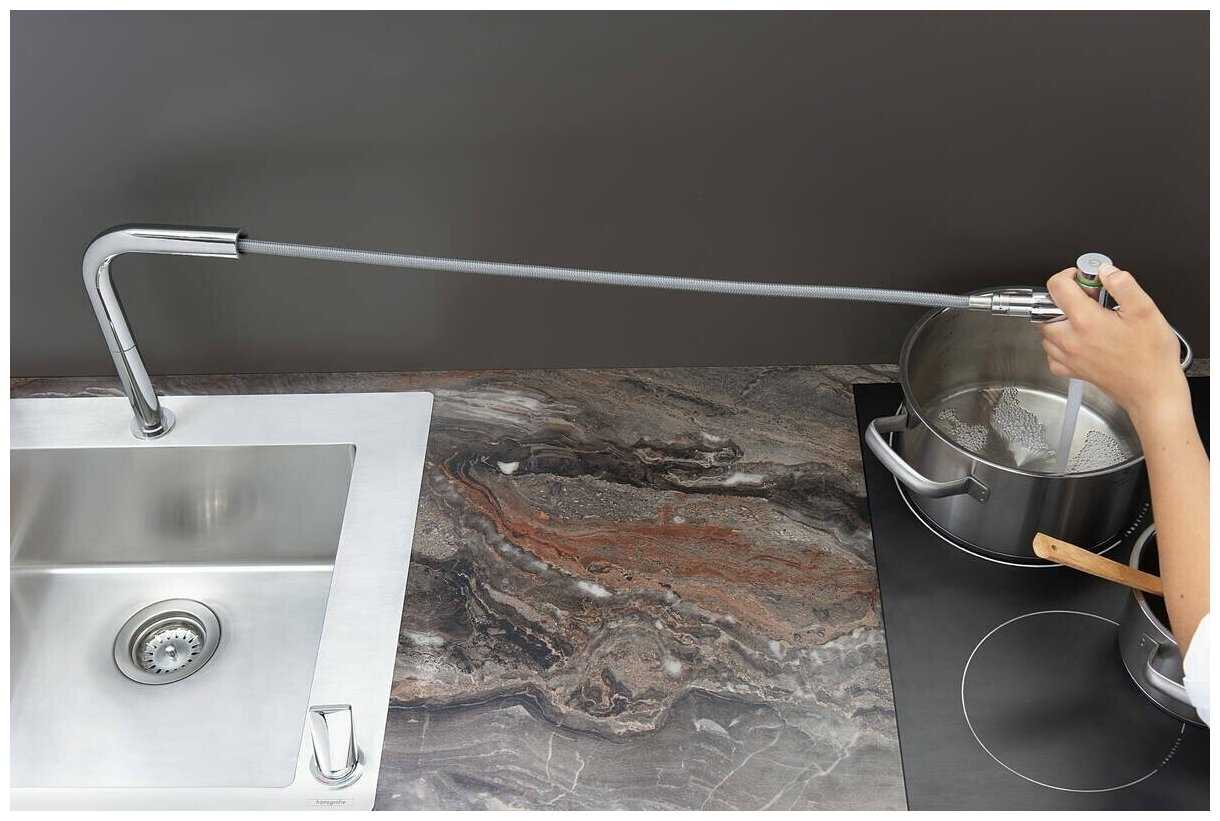 Смеситель для душа hansgrohe M71 73804000 (M7119-H200), рычажный фотография 14