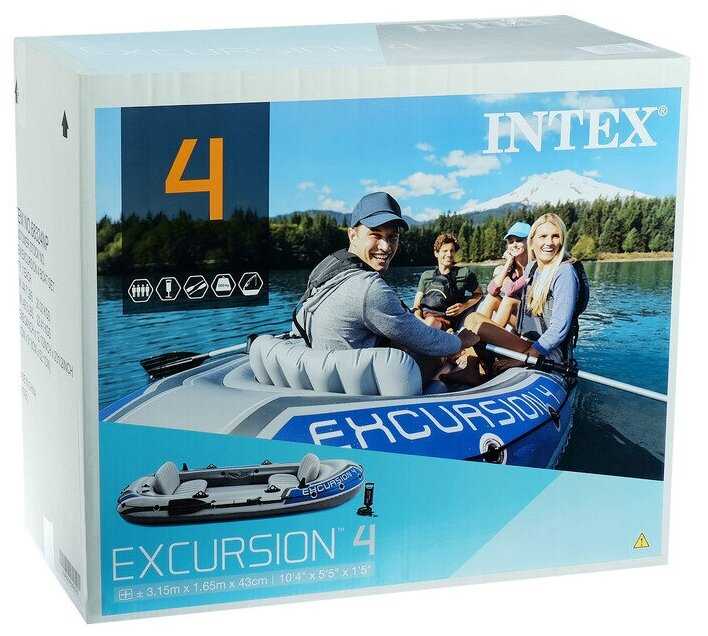 Лодка Intex Лодка Excursion 4 (68324NP) фотография 8