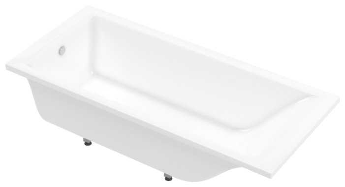 Ванна Marmo Bagno Ницца 190x90 с ножками без гидромассажа иск. камень