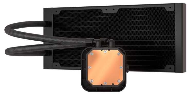Система водяного охлаждения для процессора Corsair iCUE H100i ELITE 240 мм фотография 2