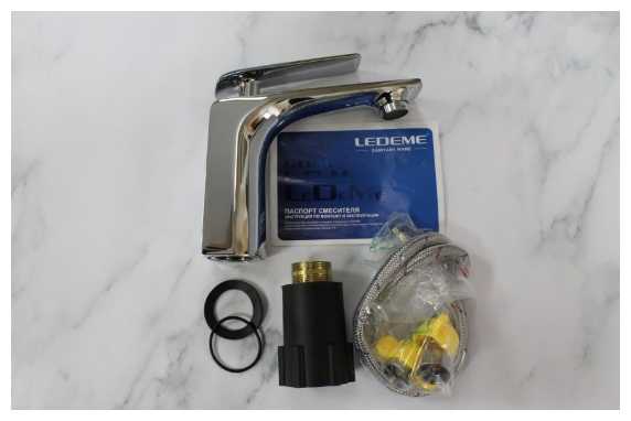 Смеситель для раковины Ledeme L1074 фотография 5