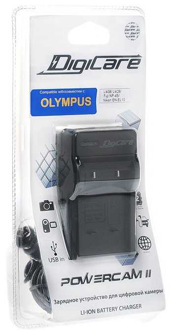 Зарядное устройство DIGICare Powercam II [Li-40B, Li-42B, NP-45, EN-EL10] фотография 2