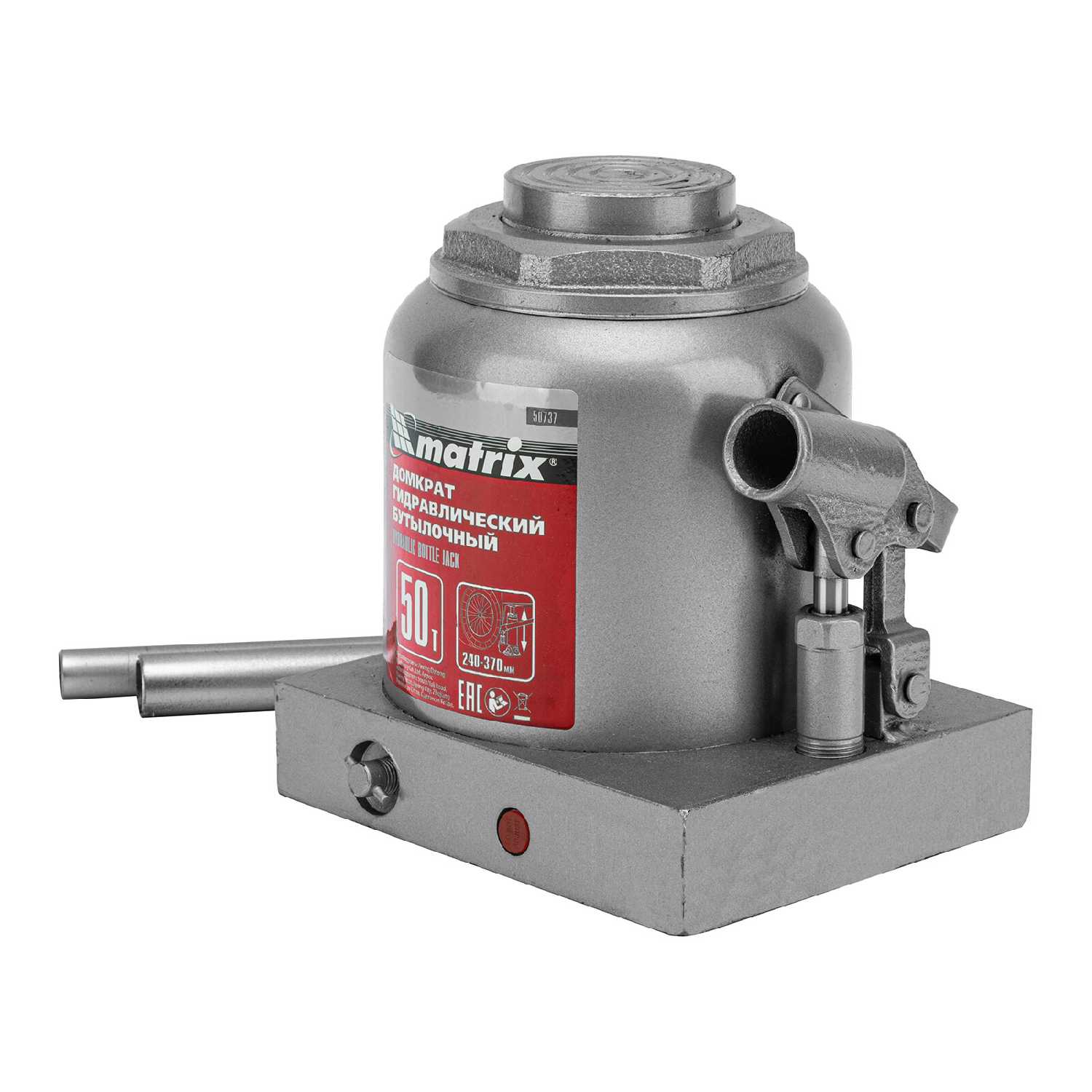 Домкрат бутылочный гидравлический Matrix 50737 фотография 21