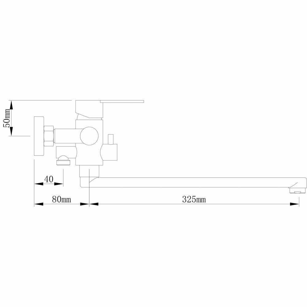 Встраиваемый смеситель для кухни Delta с лейкой и длинным изливом фотография 1