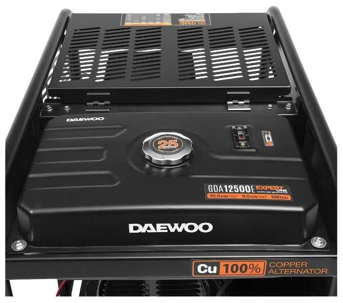 Бензиновый генератор Daewoo Power Products GDA 12500E, (10500 Вт) фотография 3