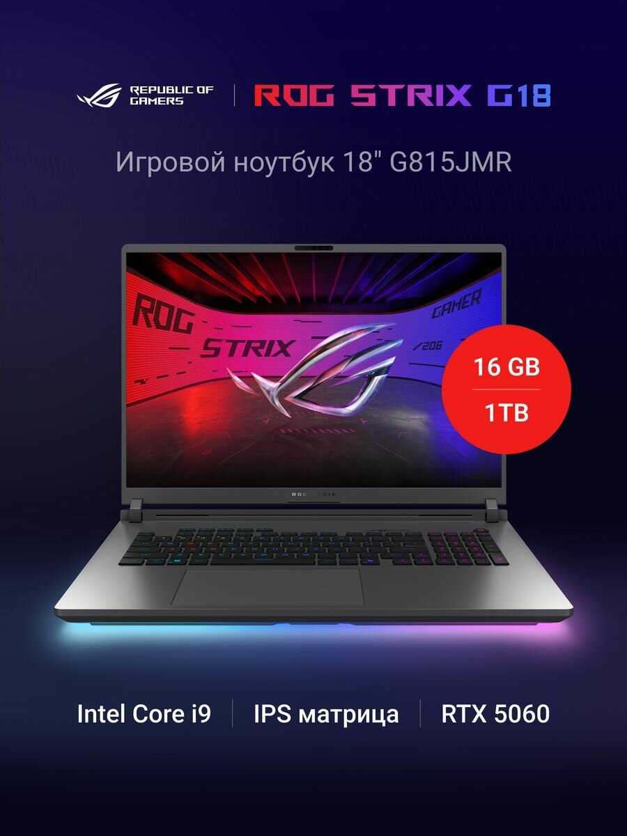 Ноутбук ASUS ROG Strix G18 G815JMR фотография 11