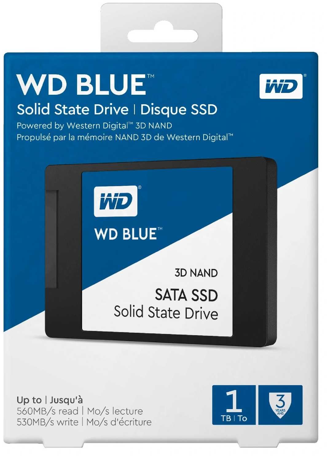 Твердотельный накопитель Western Digital WD Blue (WDS100T2B0A) фотография 3