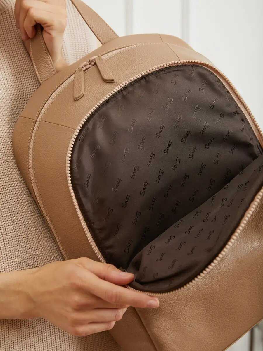 Женский рюкзак из натуральной кожи SLB124/78BG фотография 18