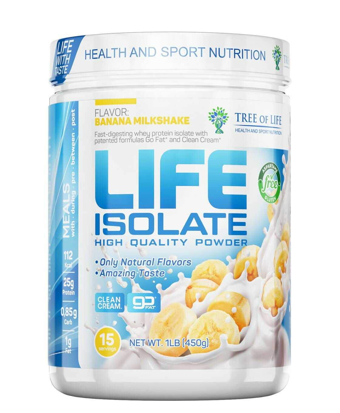 Изолят сывороточного белка Life Isolate 2lb (907) фотография 20