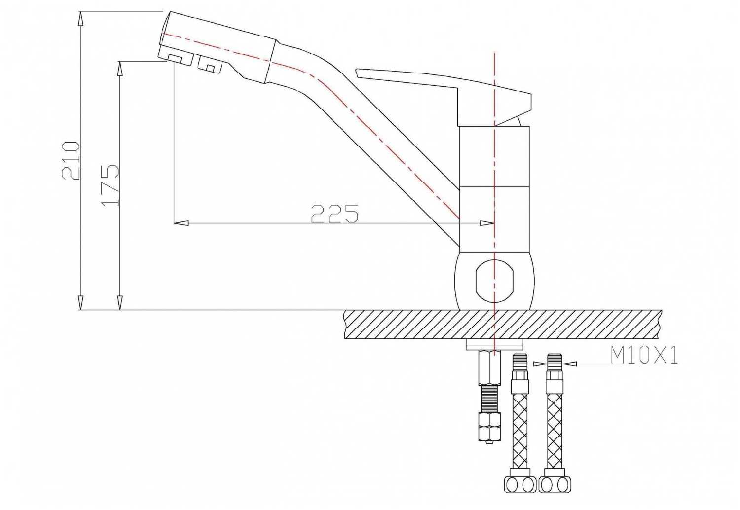 Смеситель для кухни ZorG Sanitary ZR400KF-12 фотография 3