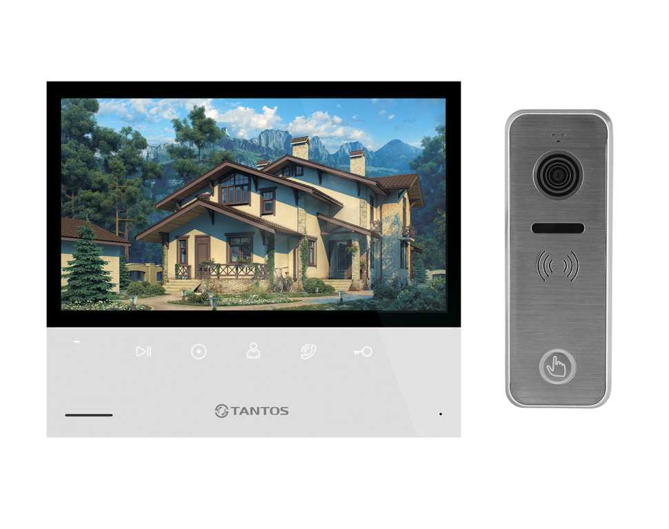 Комплект видеодомофона Tantos Selina HD M (Tuya) и iPanel2 HD