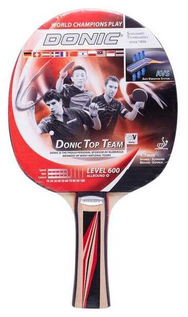 Ракетки для настольного тенниса Donic Top Team 600 фотография 3