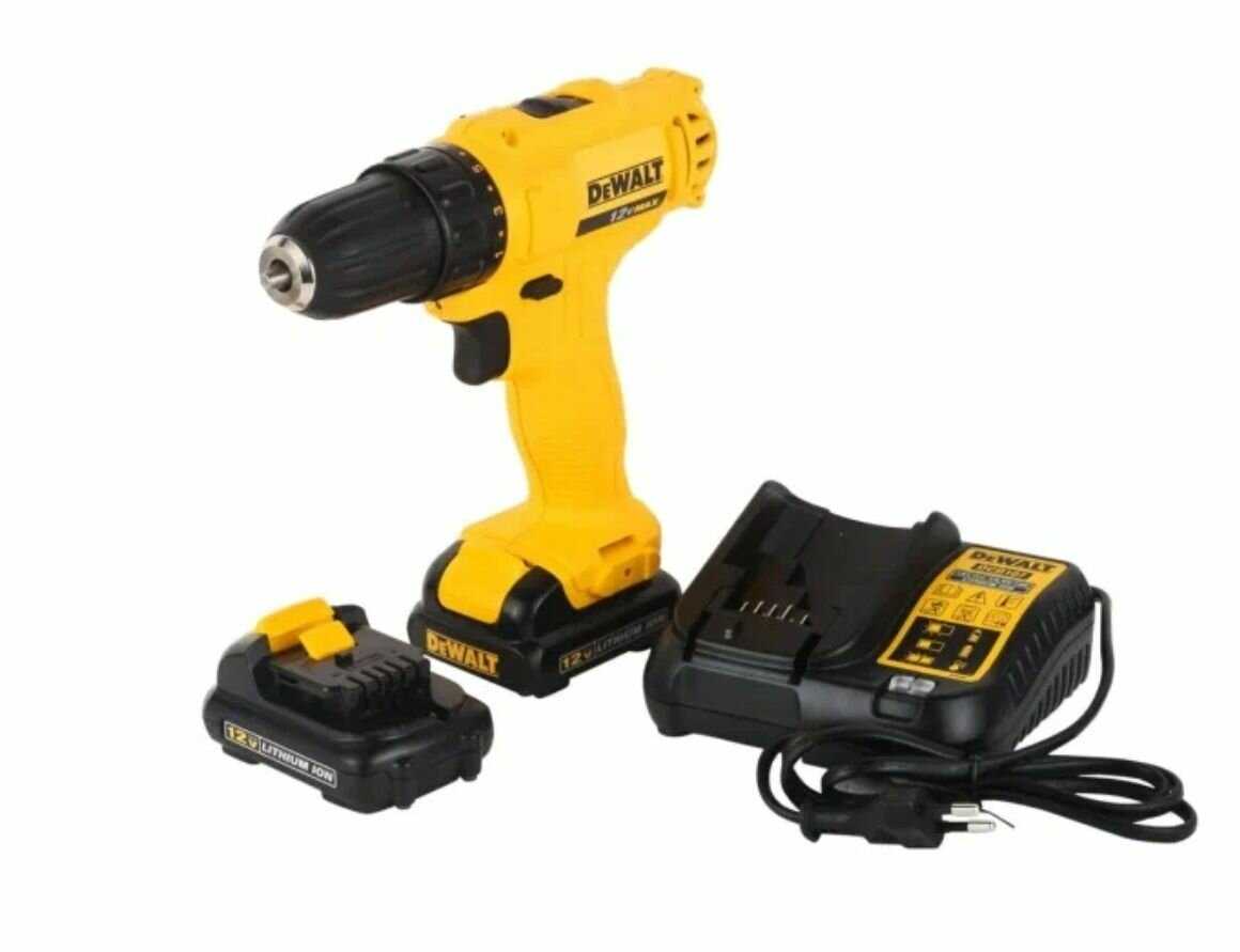 Аккумуляторная дрель-шуруповерт DeWALT DCD791P2 фотография 1