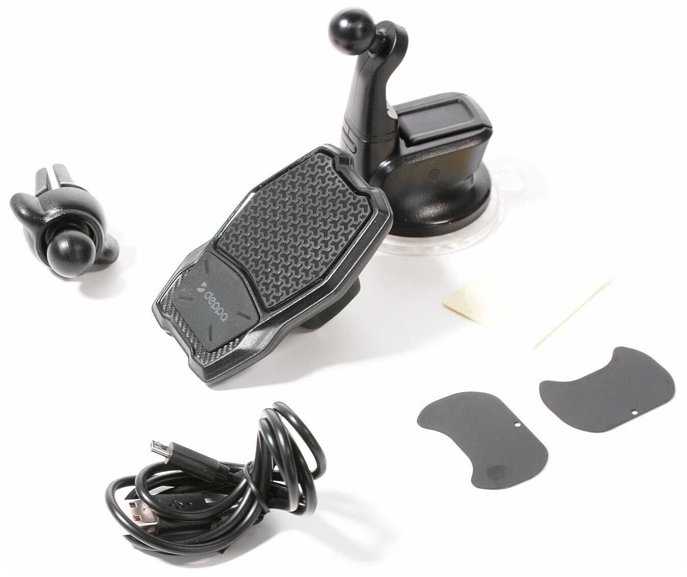 Магнитный держатель Deppa Mage Qi фотография 8