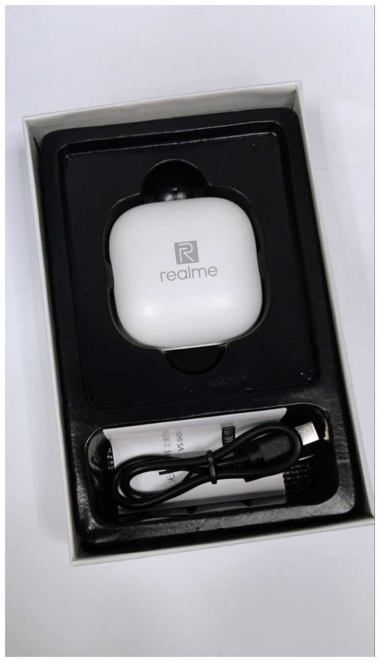 Беспроводные наушники Realme Buds T11 формы Airpods фотография 1