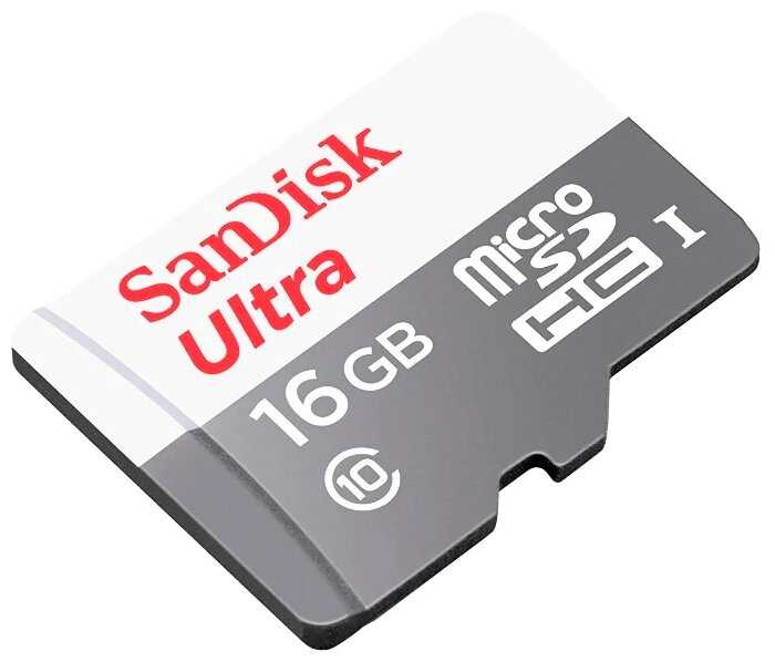 Карта памяти SanDisk Ultra microSDHC Class 10 UHS-I 80MB/s фотография 1