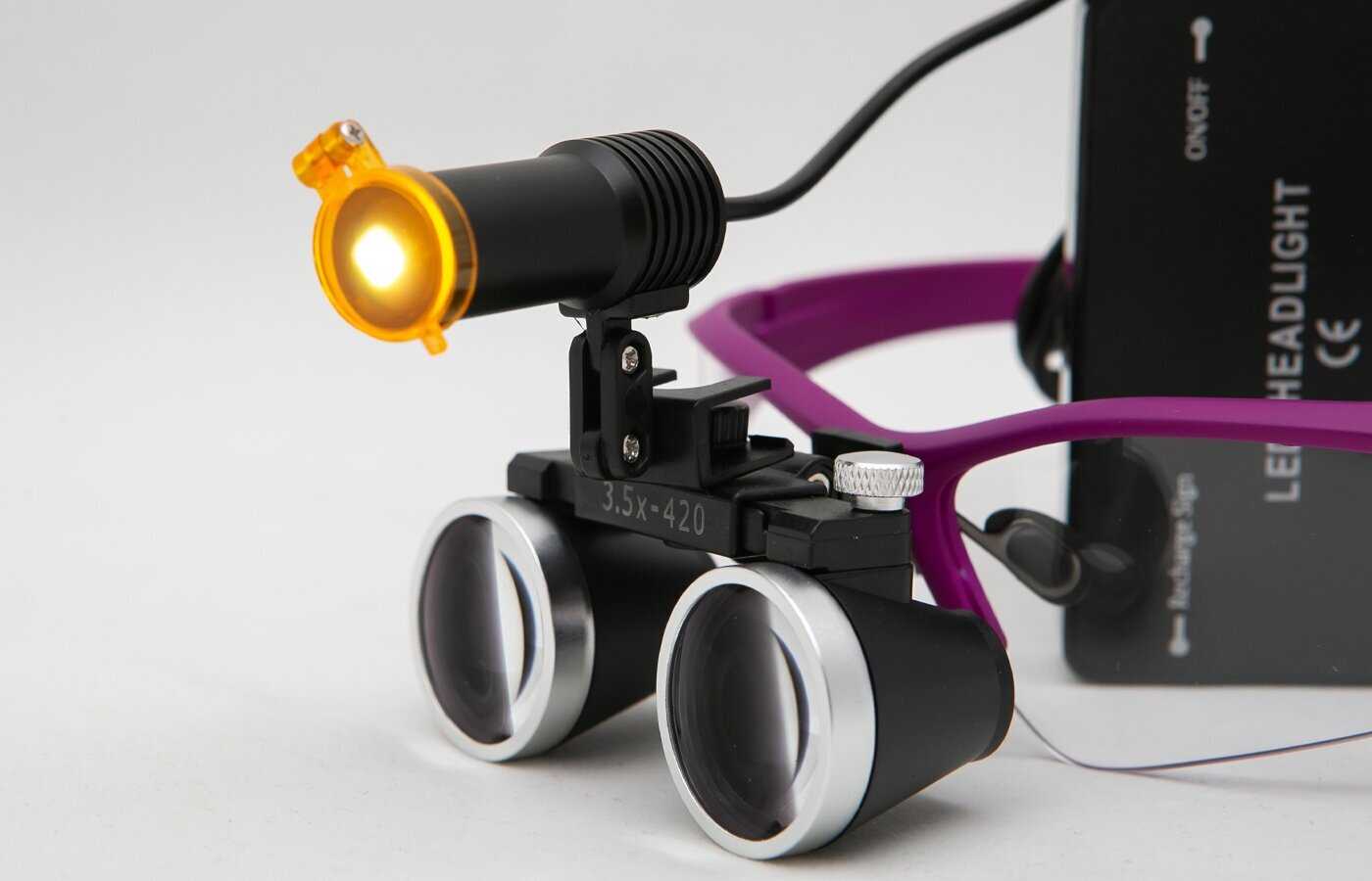 Бинокуляры комплект с подсветкой 5W фотография 12