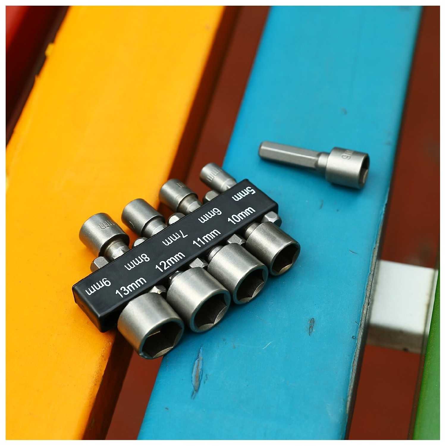 Набор торцевых головок DEKO BS09 065-0583, 9 предм. фотография 3