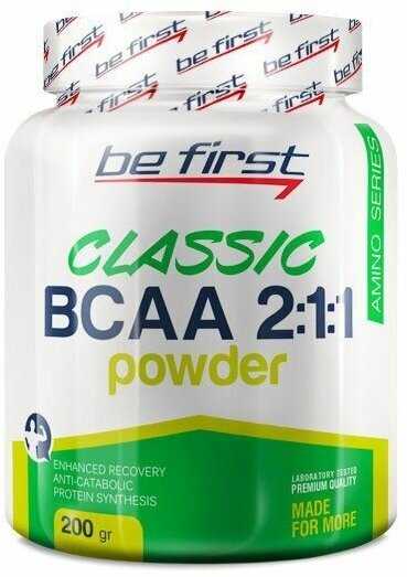 Be First BCAA 2:1:1 Classic Powder (200 грамм) фотография 2