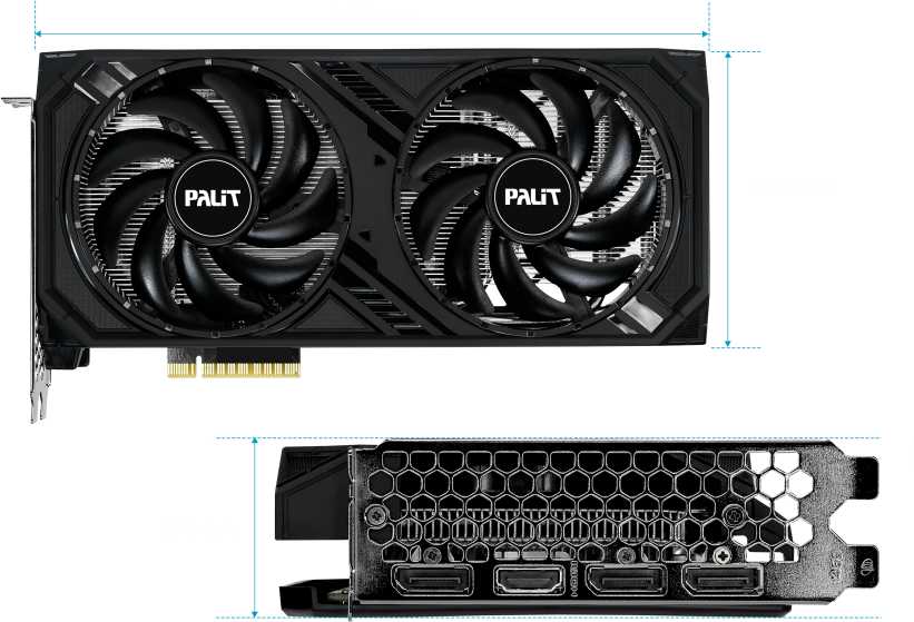 Видеокарта Palit GeForce RTX 4060 Dual OC (NE64060T19P1-1070D) фотография 6