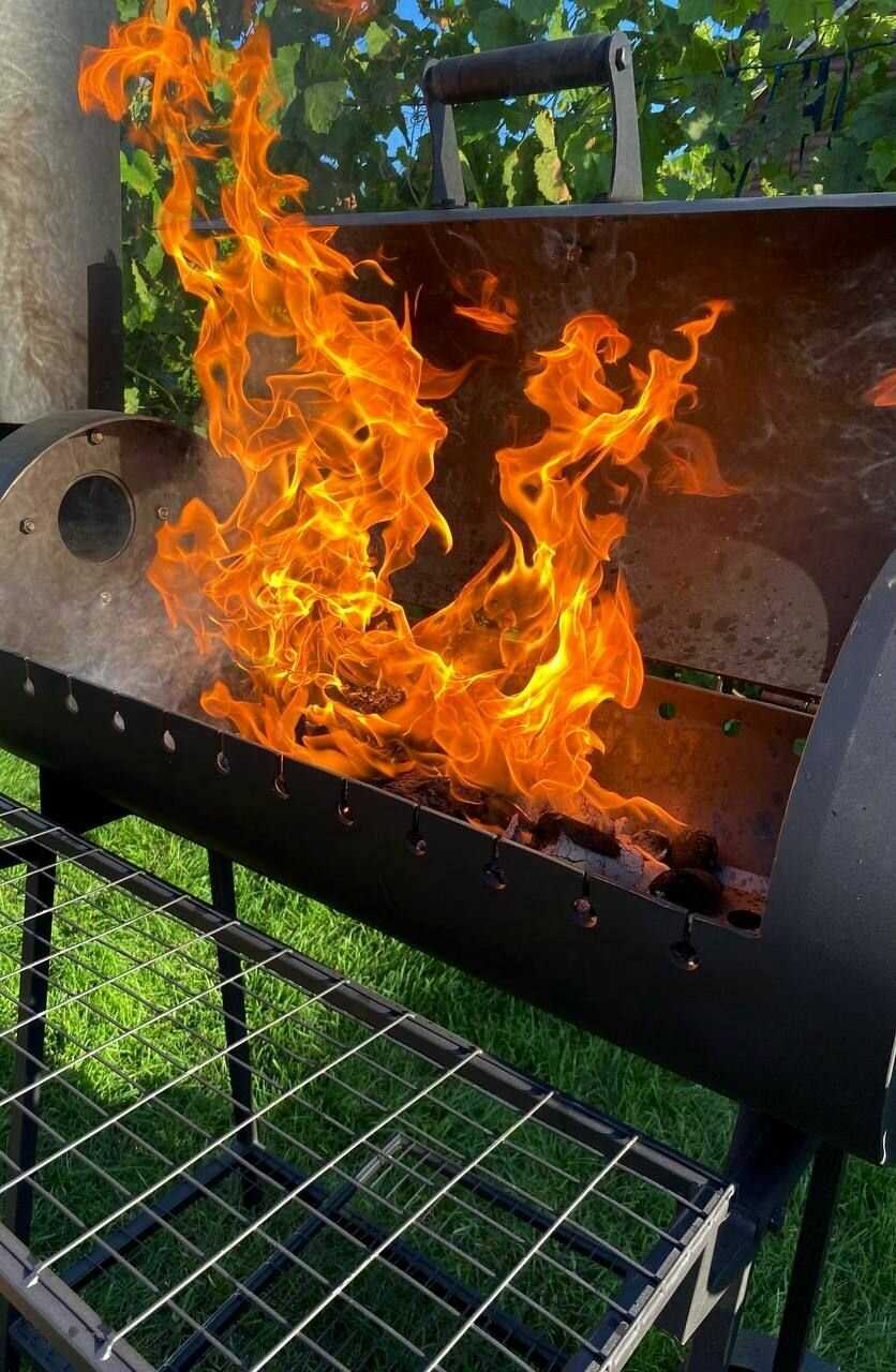 Гриль/печь/мангал смокер-гриль 300 ADV 5 в 1 фотография 9