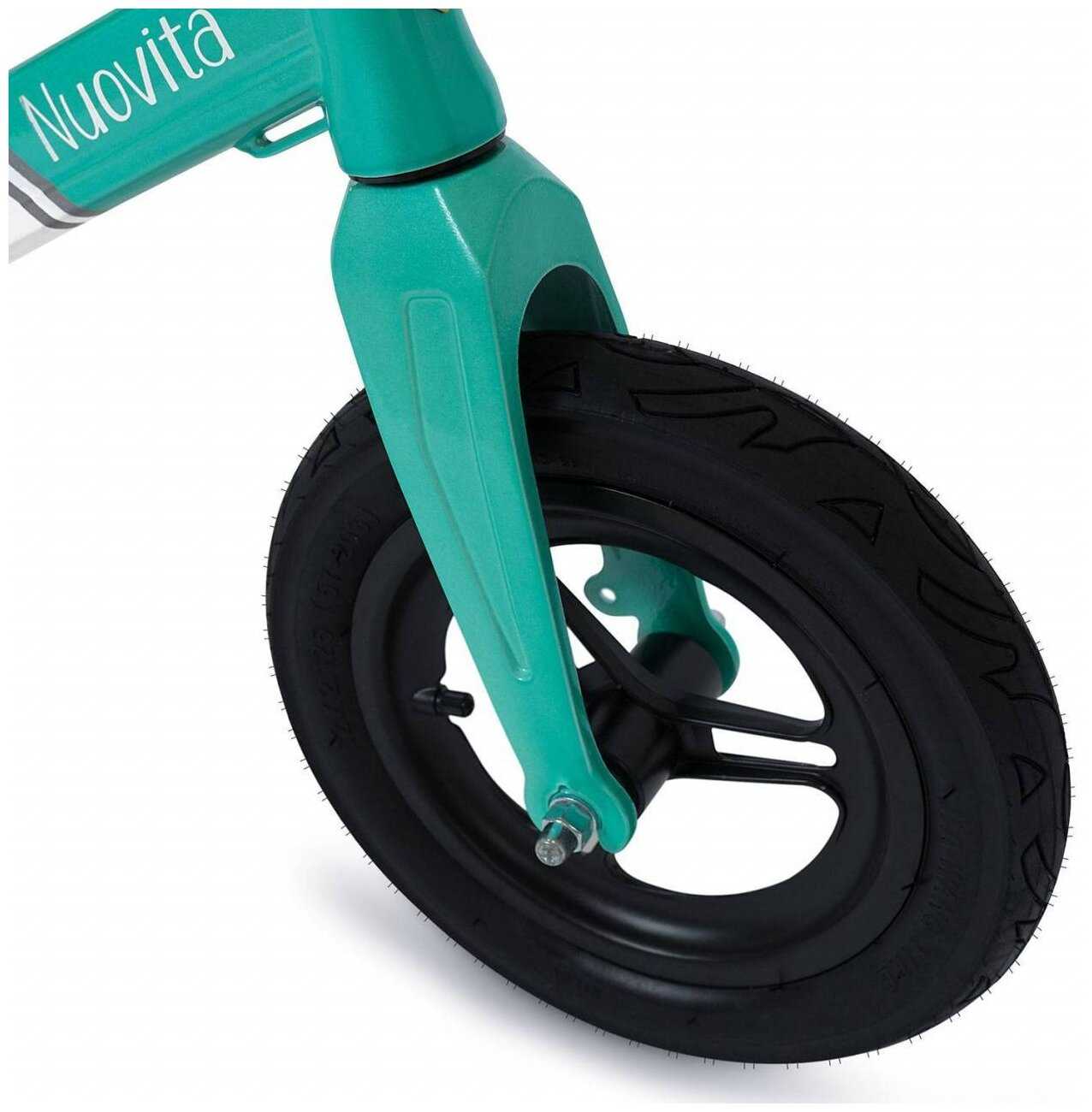 Беговел для детей Nuovita Mobinni N2 Nero Rosso/Красно-черный фотография 3